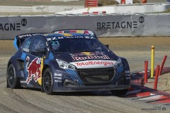Rallycross Lohéac 2021 : Timmy HANSEN (SWE) sur Peugeot 208  N°21