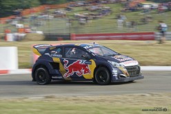 Rallycross Lohéac 2021 : Kevin HANSEN (SWE) sur Peugeot 208  N°9