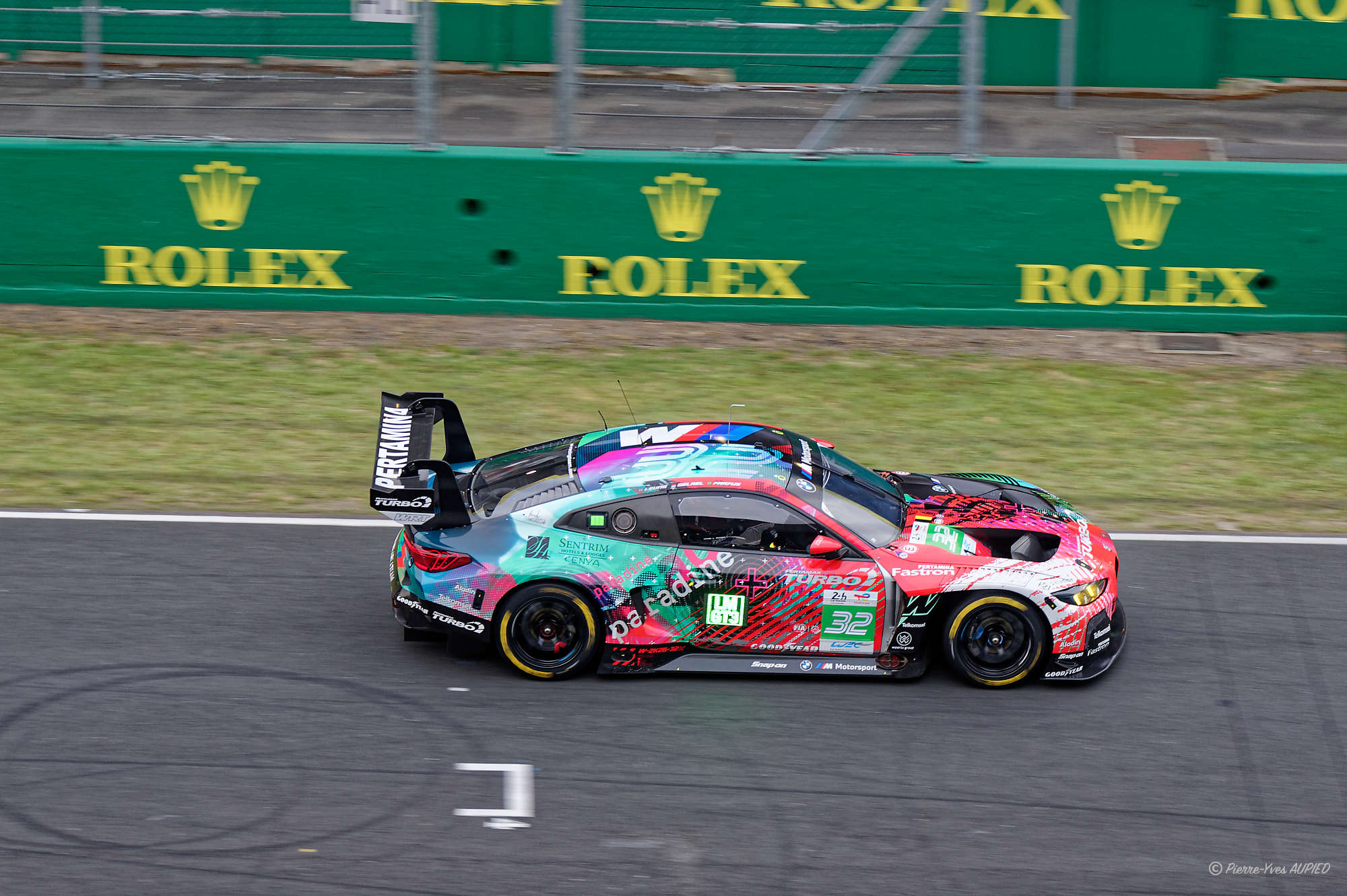 N° 32 BMW M4 LMGT3 Evo en catégorie LMGT3 - 24 H du Mans 2026 - 907D4C