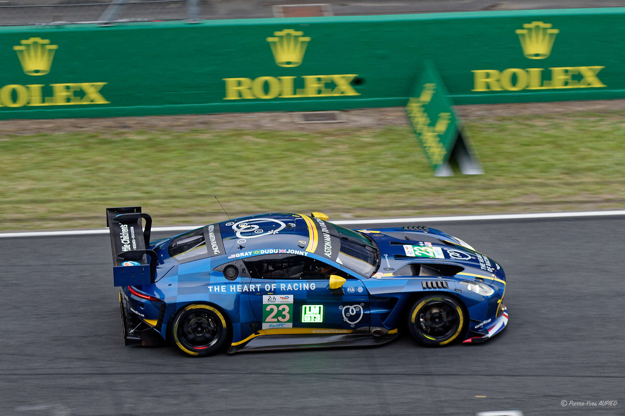 N° 23 ASTON MARTIN Vantage AMR LMGT3 en catégorie LMGT3 - 24 H du Mans 2026 - 909D4C
