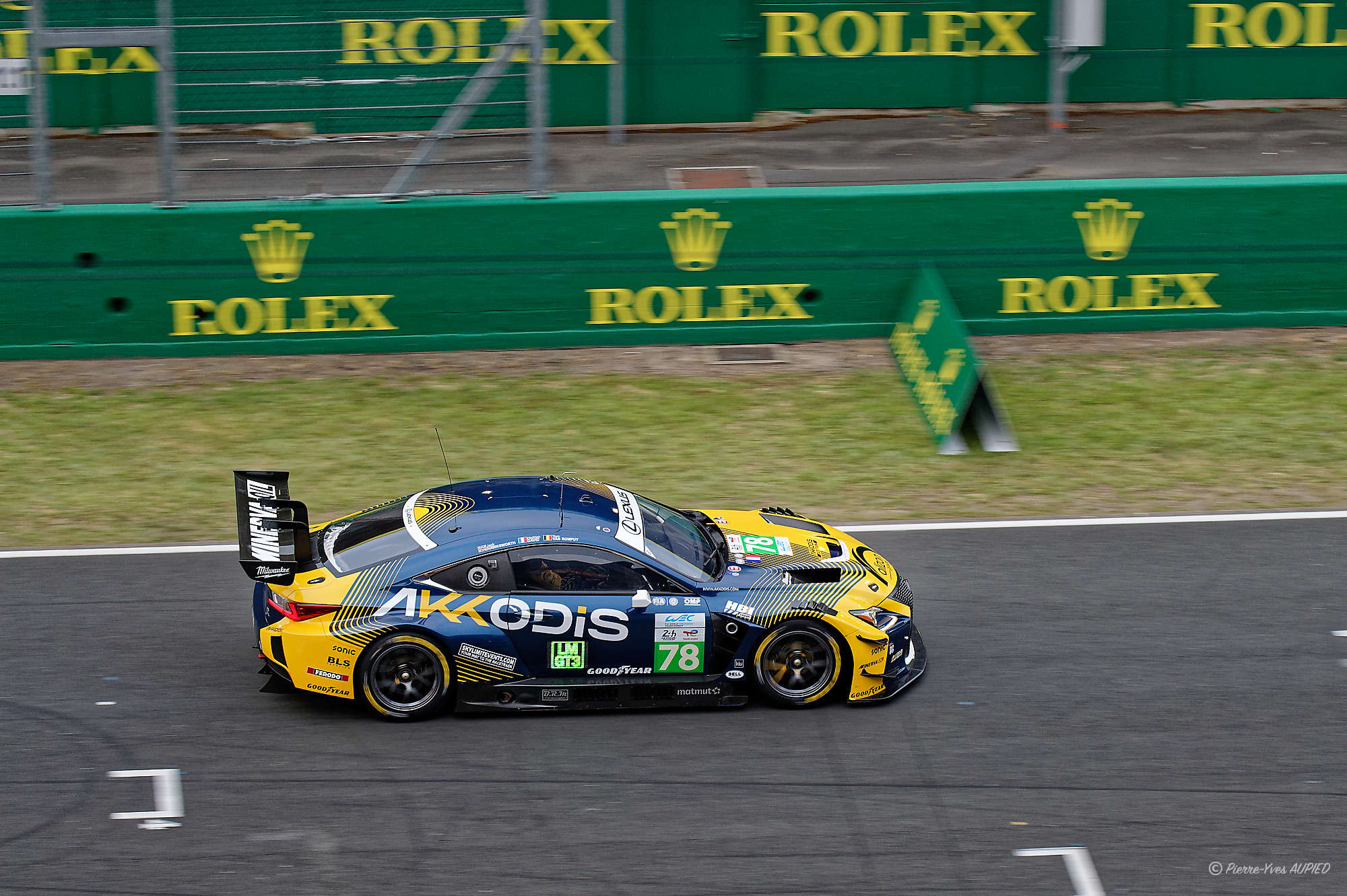 N° 78 LEXUS RC F LMGT3 en catégorie LMGT3 - 24 H du Mans 2026 - 910D4C