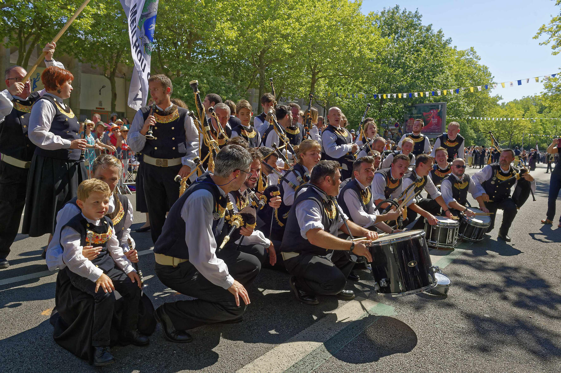 interceltique-2018-image13305- Bagad Ar Meilhoù Glaz de Quimper