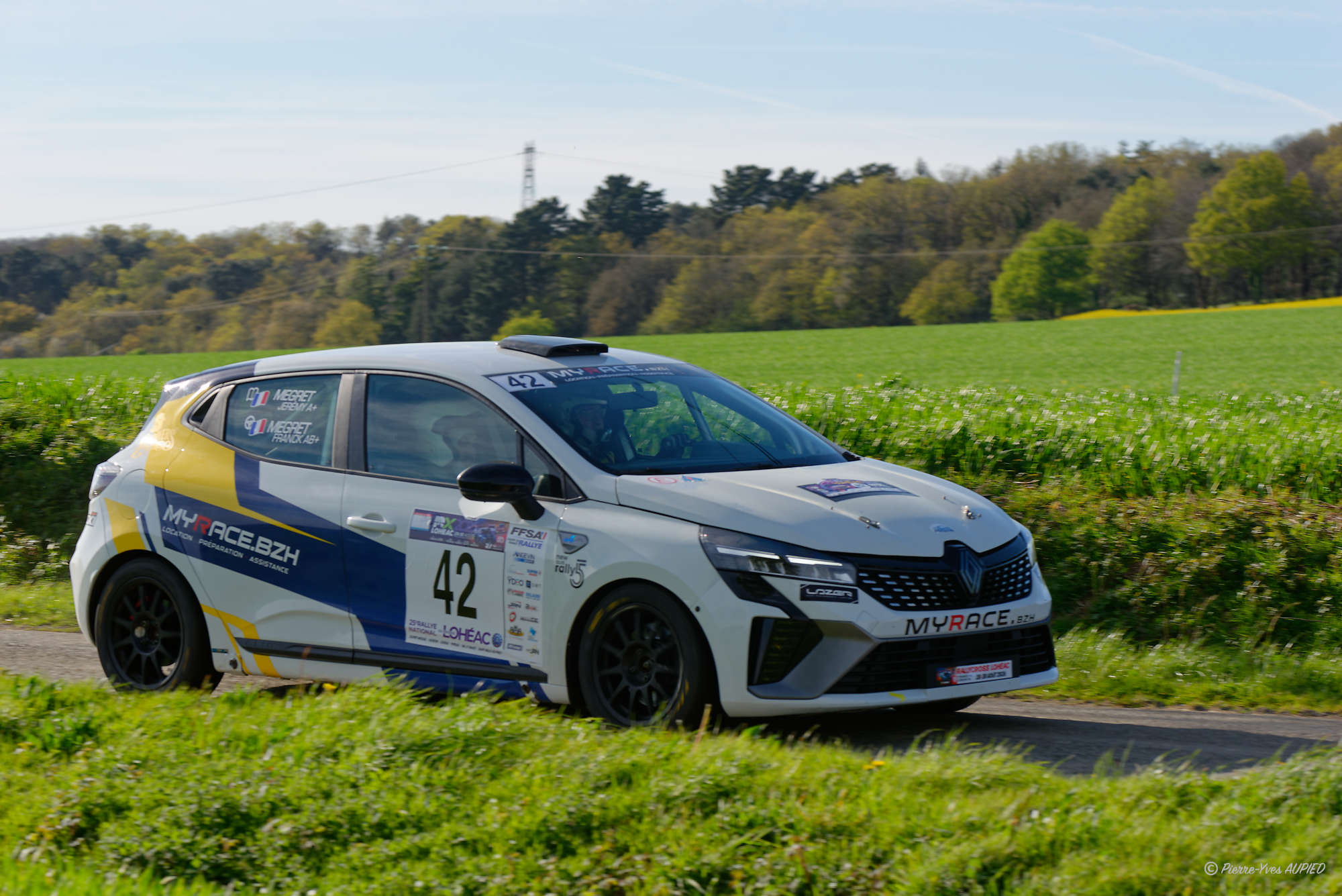 Franck MEGRET au Rallye du Pays de Lohéac 2026