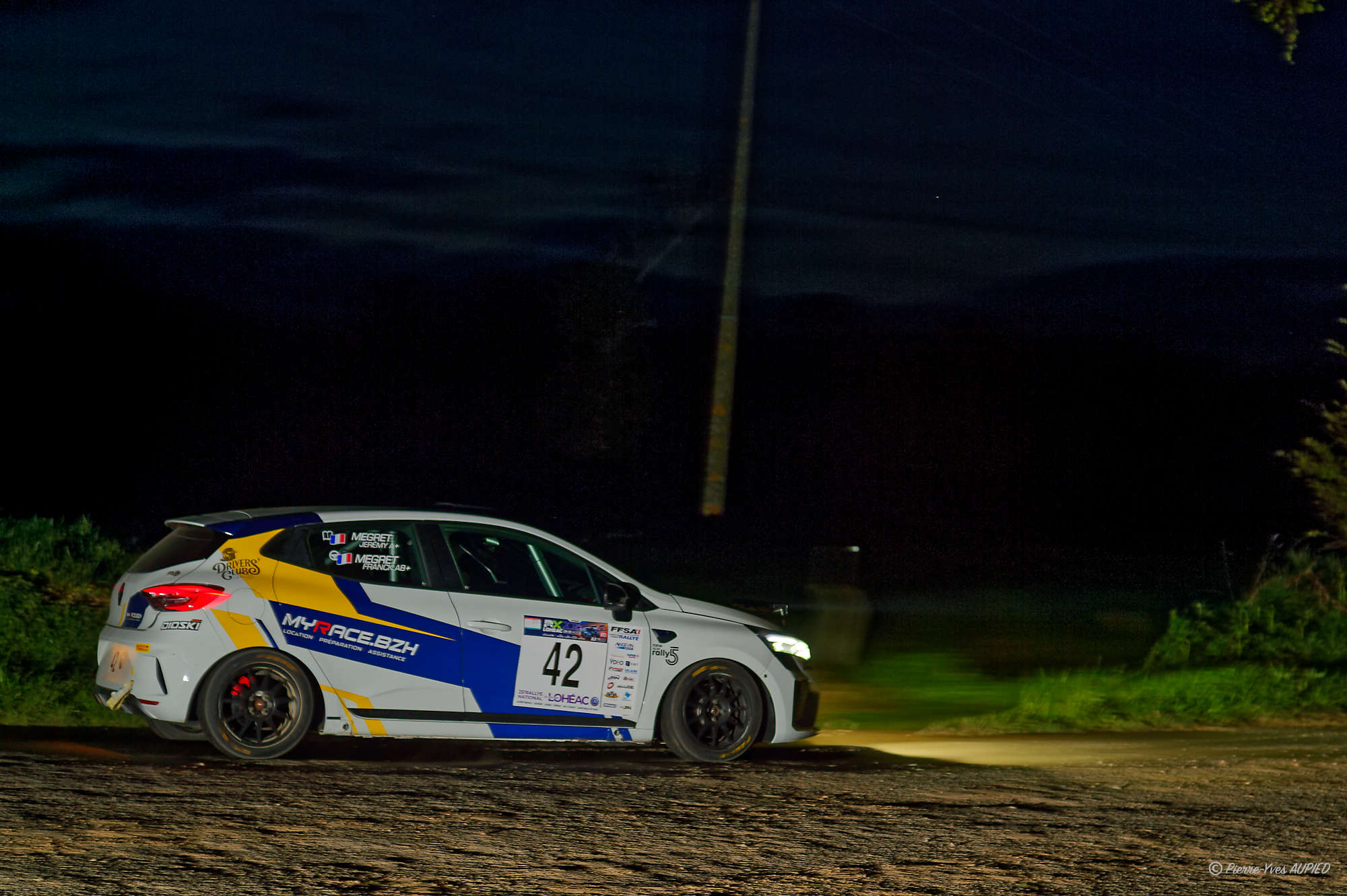 Franck MEGRET au Rallye du Pays de Lohéac 2026