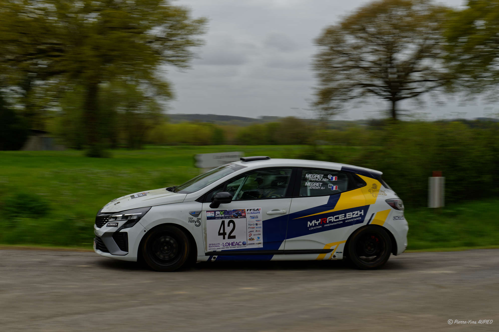 Franck MEGRET au Rallye du Pays de Lohéac 2026