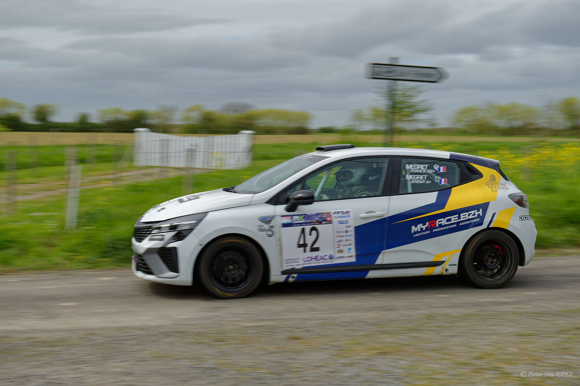 Franck MEGRET au Rallye du Pays de Lohéac 2026