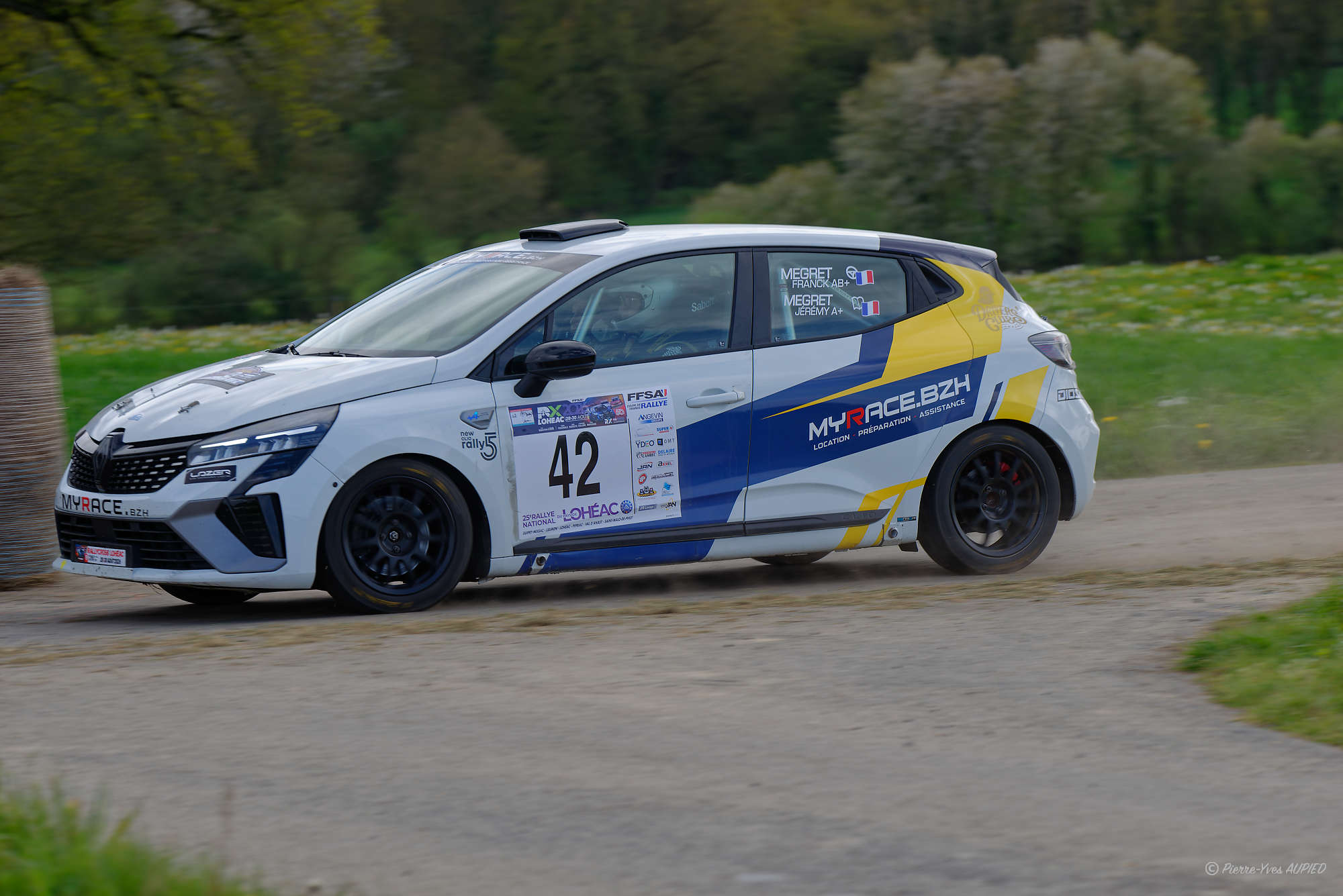 Franck MEGRET au Rallye du Pays de Lohéac 2026