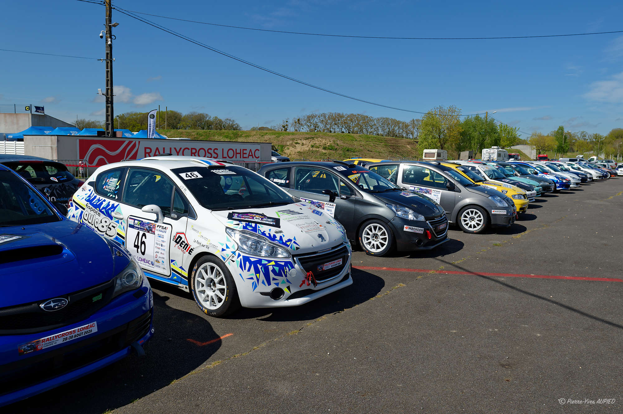 Parc fermé du Rallye du Pays de Lohéac 2026