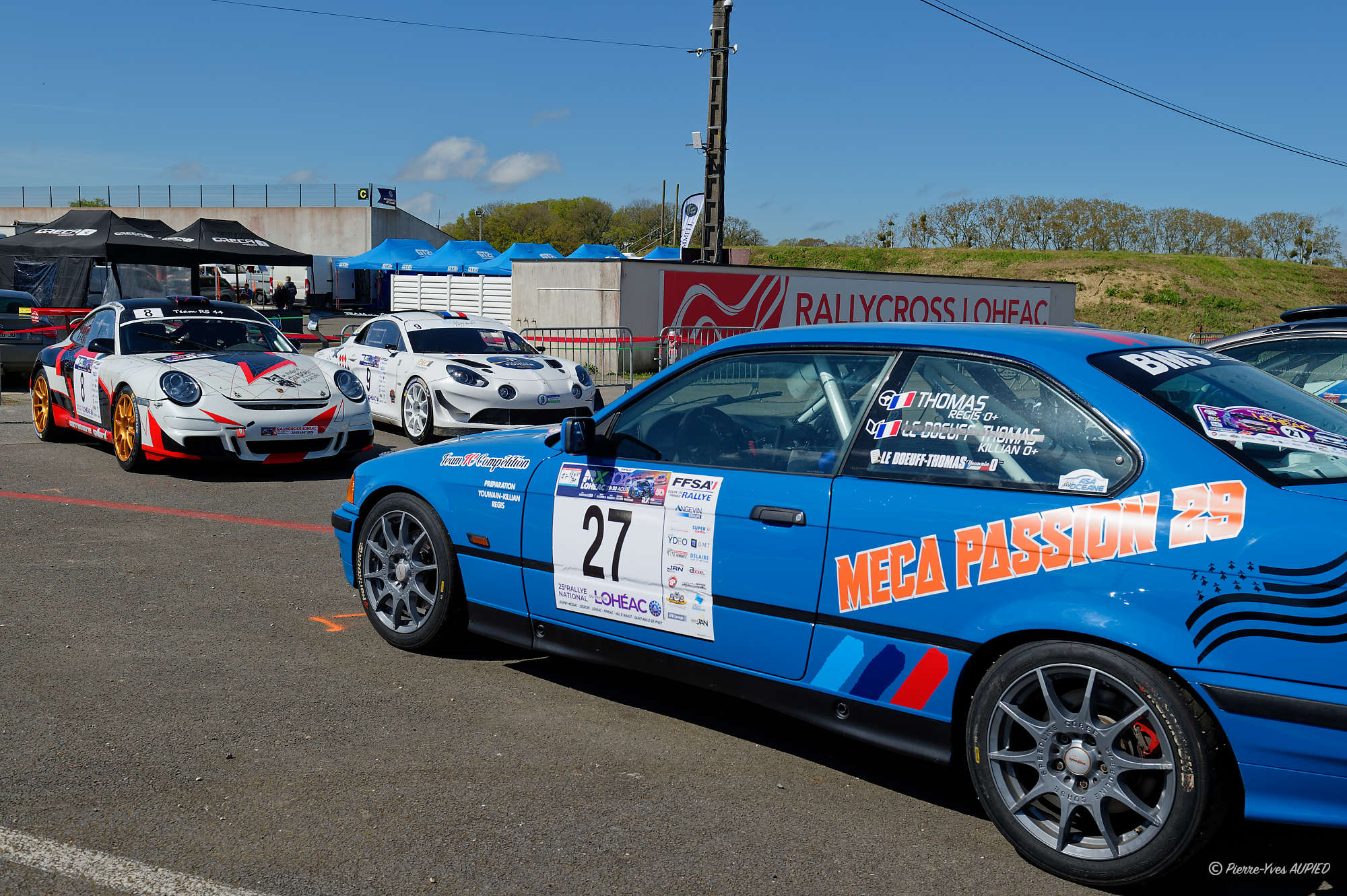 Parc fermé du Rallye du Pays de Lohéac 2026